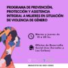 Programa de prevención contra la violencia de género.